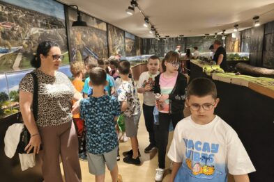 Wystawa makiety kolejowej i tłumy zwiedzających